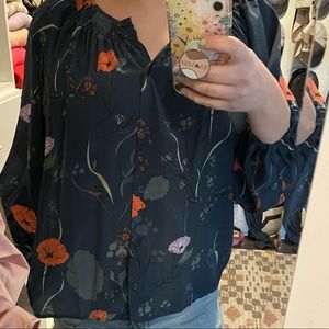 TUCKER Classic Silk Blouse